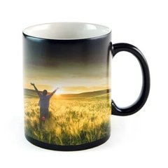 Caneca Mágica em Cerâmica Personalizada - Preta Brilho (Muda de Cor) - comprar online