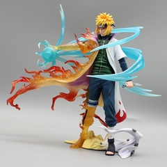 Imagem do 23cm Naruto Minato Namikaze Figura Anime Shippuden Duas Cabeças Evil Gk Quatro