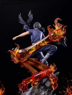 Naruto gk figura de ação shippuden anime modelo uzumaki uchiha itachi akatsuki pvc estátua brinquedos colecionáveis boneca figma para crianças - loja online