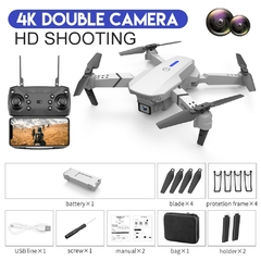 KDBFA Dobrável Quadcopter Drone, E88 Pro, WiFi FPV Drone, Câmera Grande Angula - loja online