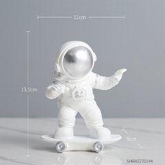 Enfeites de resina estatueta astronauta modelo casa decoração acessórios para sala estar presente aniversário moderno escritório decoração da mesa - Dr. Brauch