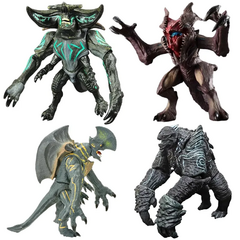 Mega Kaiju Boxer Knifehead Estatueta Modelo para Crianças, Monstros Scunner, Fi