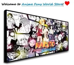 Naruto estilo de fundo da arte da lona pintura anime nauto posters impressão personagem animado arte da parede imagens para crianças quarto decoração - comprar online