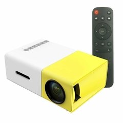 Imagem do Projetor led yg300 pro 1080p cinema em casa beamer 400 lúmen usb áudio hdmi-compatível hd media player de vídeo de tela cheia