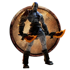 Figura de Ação NECA God of War Fantasma de Esparta Kratos Em Ares Armadura W B