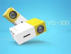 Projetor led yg300 pro 1080p cinema em casa beamer 400 lúmen usb áudio hdmi-compatível hd media player de vídeo de tela cheia na internet