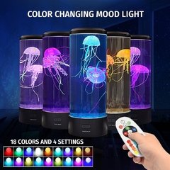 Led fantasia jellyfish lâmpada usb power/bateria alimentado cor em mudança do tanque de água-viva aquário lâmpada led relaxante humor luz da noite - Dr. Brauch