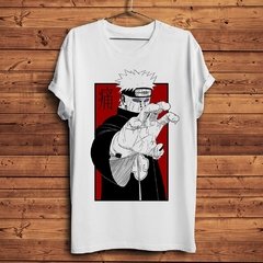 Camiseta Basica Camisa Pain Nagato Akatsuki Rinnegan Naruto Shippuden Unissex na internet