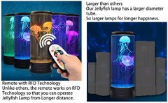 Led fantasia jellyfish lâmpada usb power/bateria alimentado cor em mudança do tanque de água-viva aquário lâmpada led relaxante humor luz da noite - comprar online