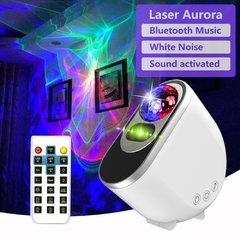 Aurora estrelado galáxia projetor luz bluetooth falante música planeta luz da noite estrela nebulosa lâmpadas para o quarto luzes do norte