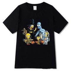 Camiseta Basica Camisa Os SImpsons Homer Hallowen Familia Feliz Unissex