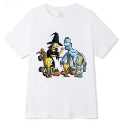 Camiseta Basica Camisa Os SImpsons Homer Hallowen Familia Feliz Unissex - comprar online