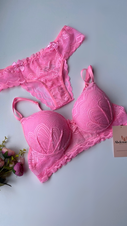 Conjunto Lingerie Jessica Rosa Babaloo