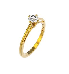 ANEL DE NOIVADO OURO AMARELO DIAMANTE DIAMANTE DE 30 PONTOS - TRUST30 - buy online