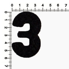 Número 6,0cm - 1 unid - loja online