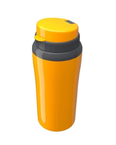 Copo Térmico Unitermi Miami 650ml - Preto/Vermelho/Amarelo na internet