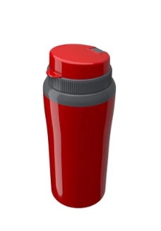 Copo Térmico Unitermi Miami 650ml - Preto/Vermelho/Amarelo - comprar online