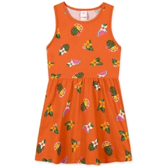 11209328-33493 VESTIDO MARISOL ESTAMPADO LARANJA - comprar online