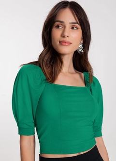 35525-015102 BLUSA LUNENDER VERDE GLIMMER