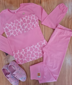 COMBO BLUSA LILICA RIPILICA 10112415-40138 + CALÇA LEGGING 10112657-40138 ROSA