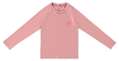 1000107866-00152 CAMISETA MALWEE KIDS C/PROTEÇÃO UV 50+ ROSA SALMAO