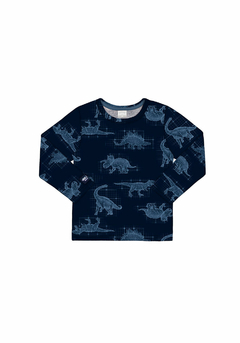 66179-Q3662D CAMISETA ALAKAZOO JURASSIC MARINHO