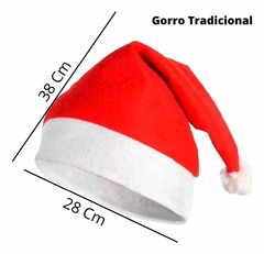 NTG1001X10 GORRO DE PAPAI NOEL FELTRO