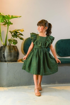 1078-2 VESTIDO AMORA LAISE VERDE MILITAR