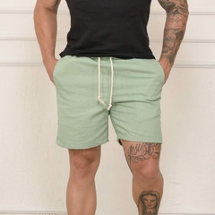 2090105-2 SHORT MASC LINHO VERDE