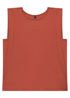 67792-007102 BLUSA LUNENDER MUSCLE LARANJA BRICK - comprar online