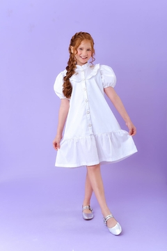 1087-1 VESTIDO LALOOK MARTINA BRANCO - comprar online