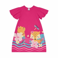 1000118854-01131 VESTIDO MALWEE KIDS ROSA