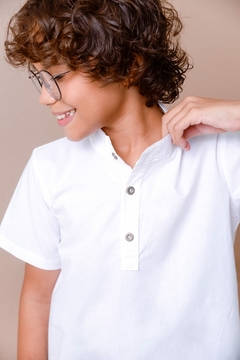 20713-1 CAMISA LALOOK MENINO BRANCO