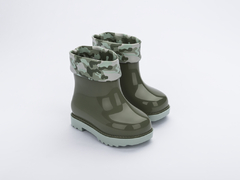 32913-50529 BOTA MINI MELISSA RAIN BOOT + ROSEBLEU BB VERDE/VERDE