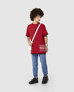 1000119921-02226 CAMISETA MALWEE TEEN VERMELHO