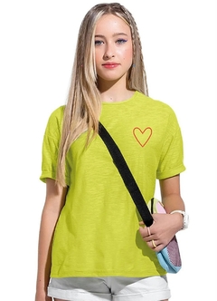 51623-2742 BLUSA AMORA TEEN AMARELO