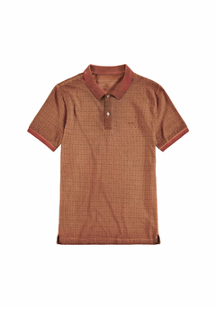 70351-012819 CAMISA POLO HANGAR 33 MARROM BOLOGNA