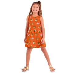 11209328-33493 VESTIDO MARISOL ESTAMPADO LARANJA