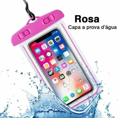 20302950-2 CAPA IMPERMEÁVEL PARA CELULAR ROSA