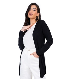 E14438-7539 CARDIGAN ENDLESS RIBANA PRETO