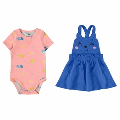 1000120347-DK93A CONJUNTO MALWEE KIDS BODY/VESTIDO - comprar online