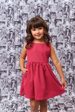 1054-5 VESTIDO LALOOK TAL FILHA PINK