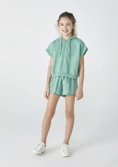 54RKWHAEN COLETE HERING KIDS CROPPED C/CAPUZ VERDE