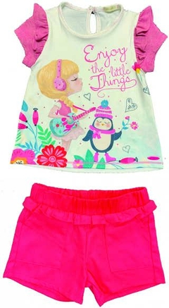 CJ1.04.046 CONJUNTO MALAGAH MC BLUSA E SHORTS