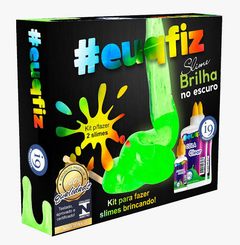 BRI0239 EUQFIZ KIT BRILHA NO ESCURO 2 SLIMES