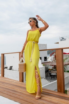 3484 VESTIDO VICENCIA LUNNY AMARELO