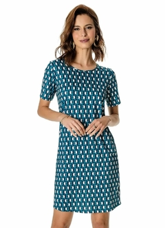 6195375-234 VESTIDO ROVITEX AZUL PERFEIT