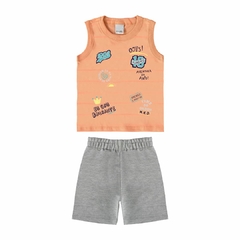 1000116401-02382 CONJUNTO MALWEE KIDS LARANJA