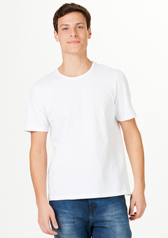 0299N0A00S CAMISETA MM MASC HERING BRANCO