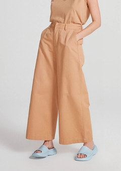 H9CCHLZSN CALÇA HERING WIDE LEG HER CARAMELO